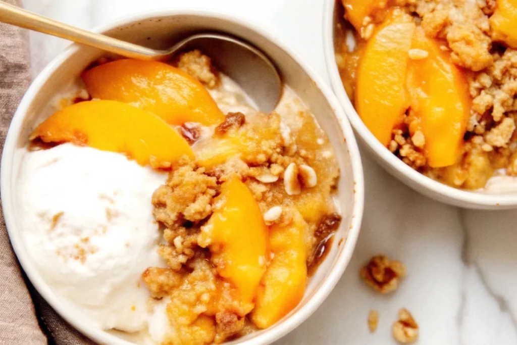 The Easiest Peach Crisp Recipe