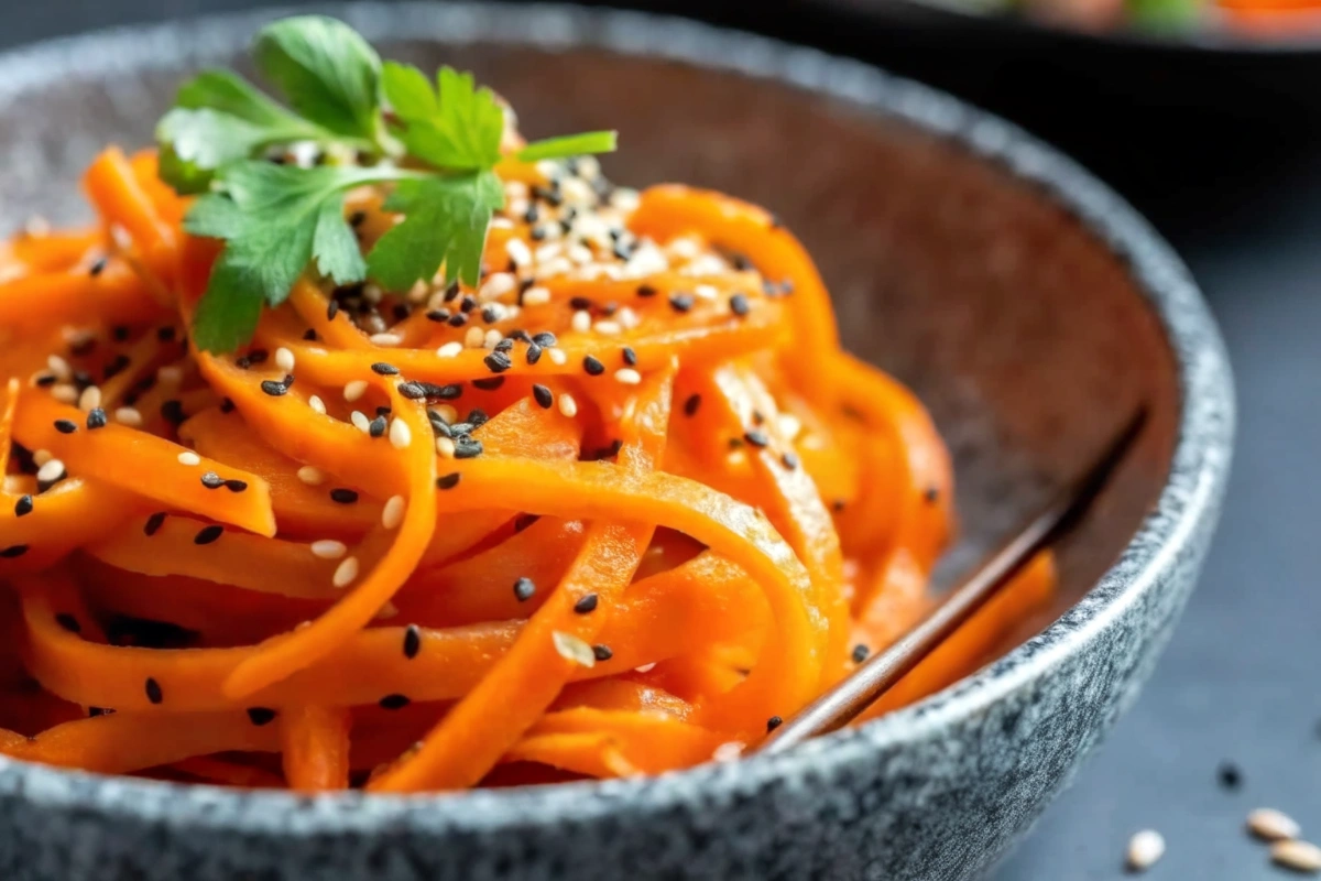 Viral Carrot Ribbon Salad Dressing
