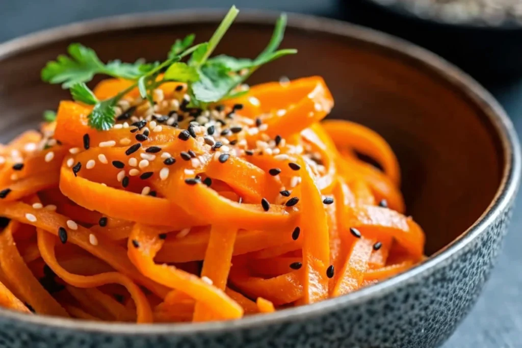 Viral Carrot Ribbon Salad Dressing
