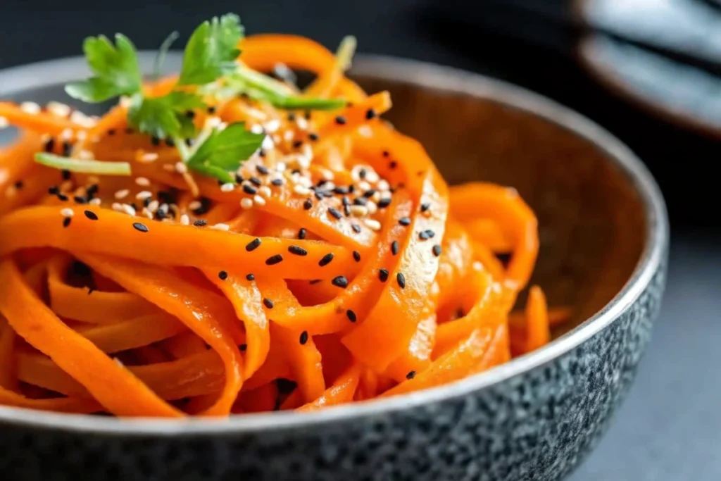Viral Carrot Ribbon Salad Dressing