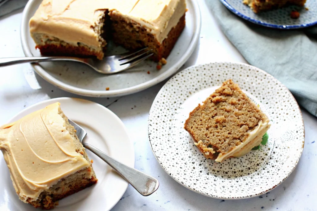 Zucchini Cake Recipe with Brown Sugar Icing
