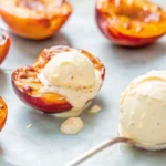 10-Minute Air Fryer Peach Cobbler