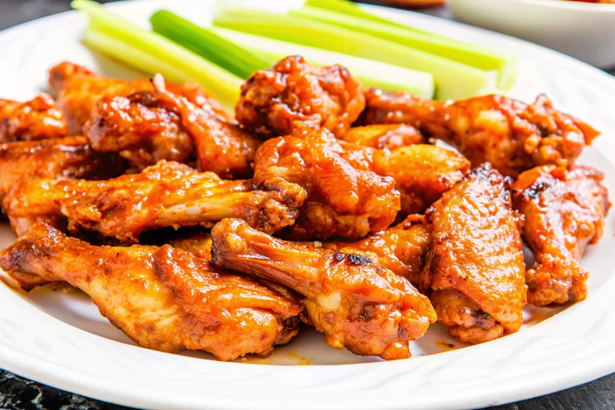 Air Fryer Bbq Peach Bourbon Wings