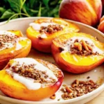 Air Fryer Grilled Peaches