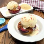 Air Fryer Grilled Peaches with Cinnamon