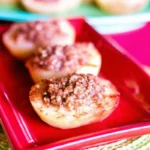 Air Fryer Stuffed Peaches