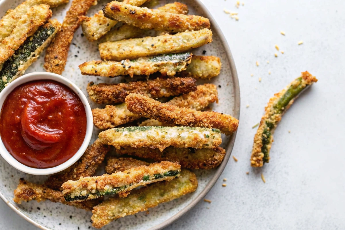 Air fryer zucchini fries