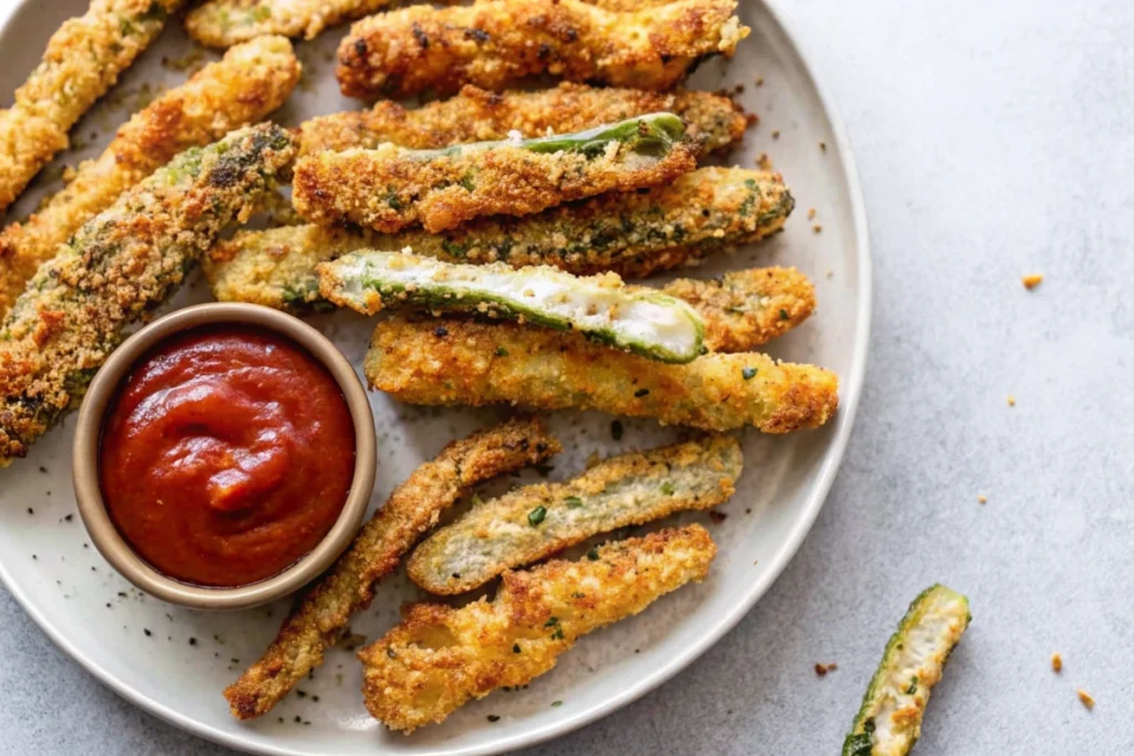 Air fryer zucchini fries