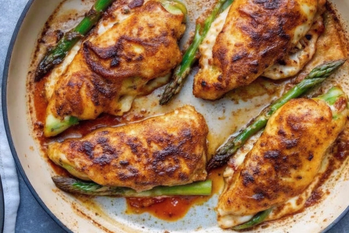 Asparagus Stuffed Chicken Breast