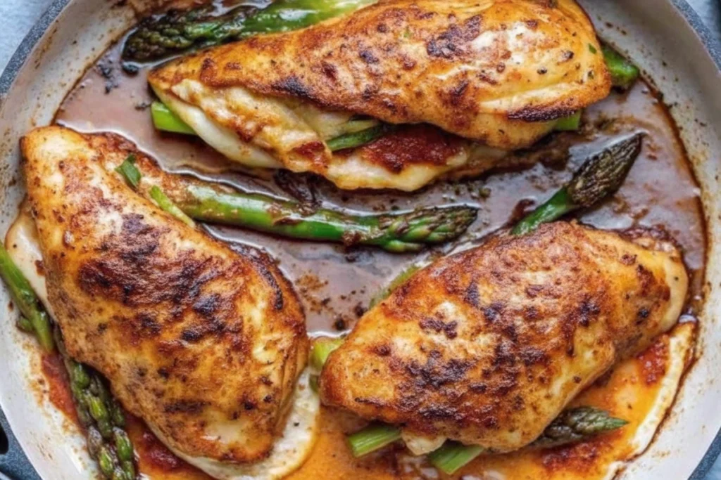 Asparagus Stuffed Chicken Breast