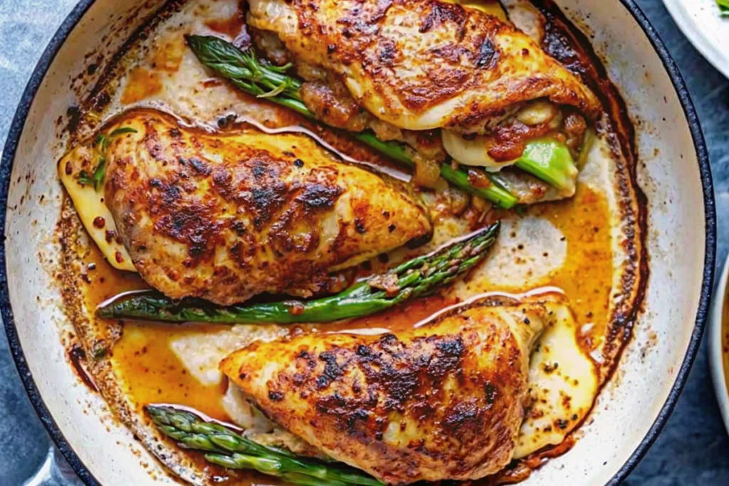 Asparagus Stuffed Chicken Breast