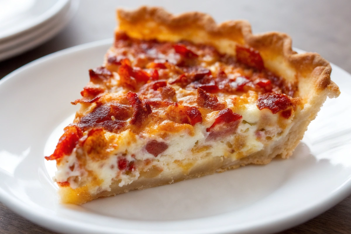 Bacon Onion Tomato Pie