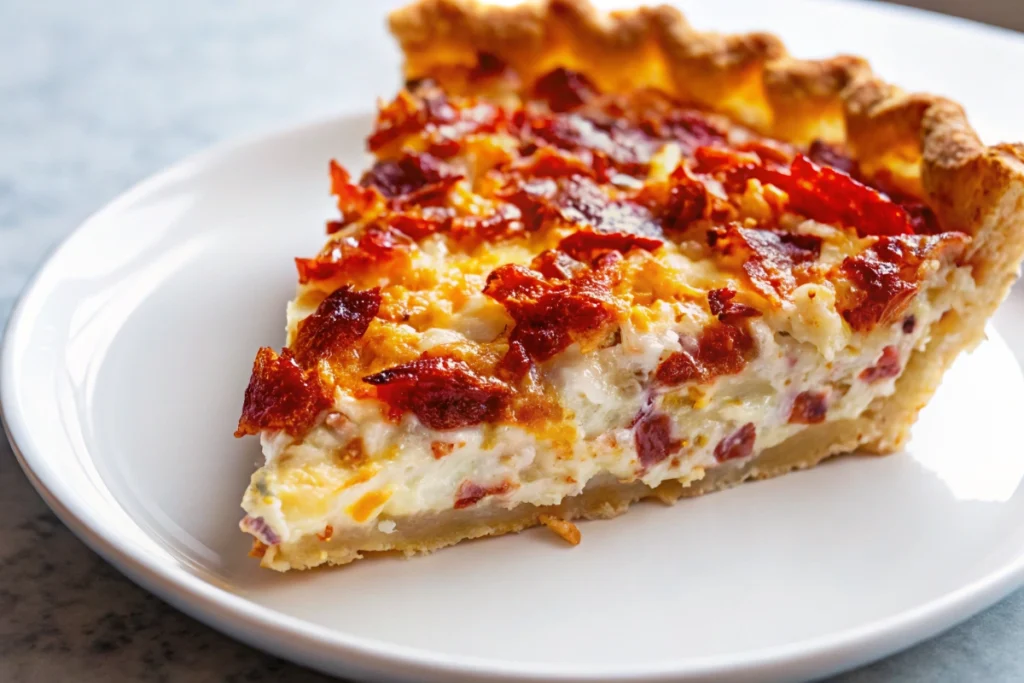 Bacon Onion Tomato Pie