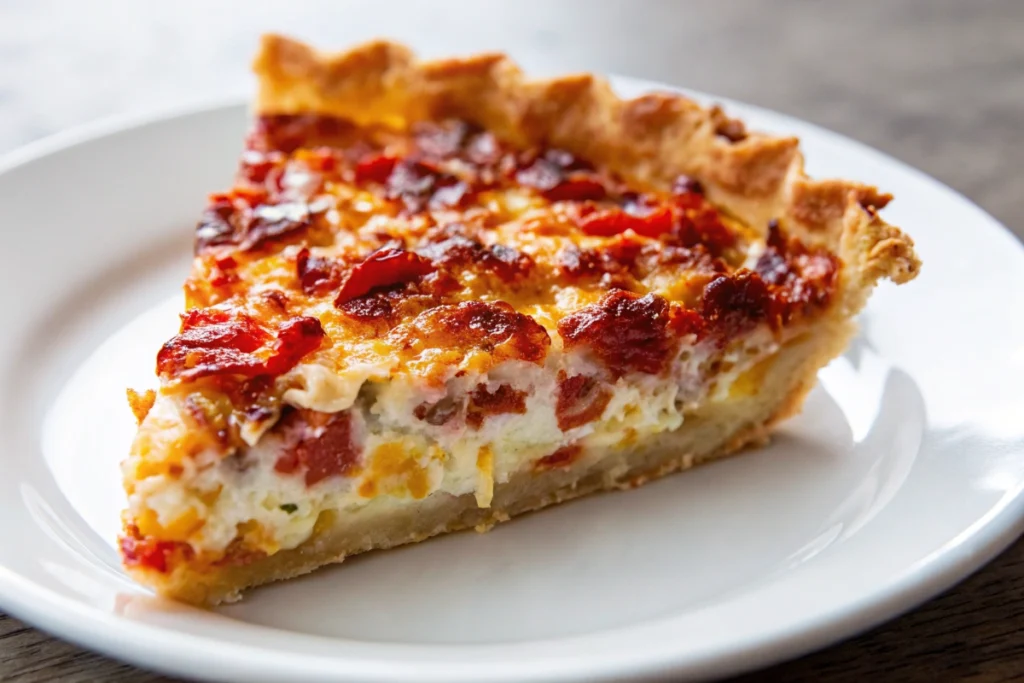Bacon Onion Tomato Pie