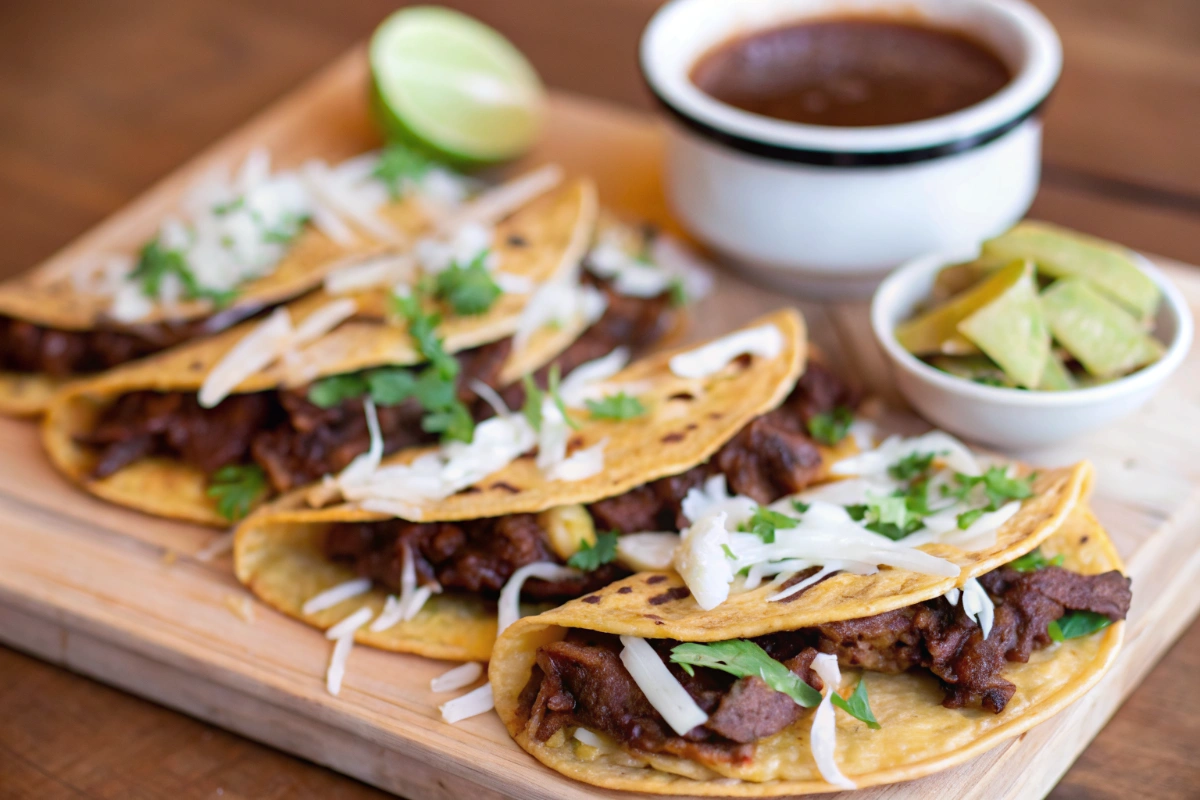 Crockpot Jackfruit Birria Tacos