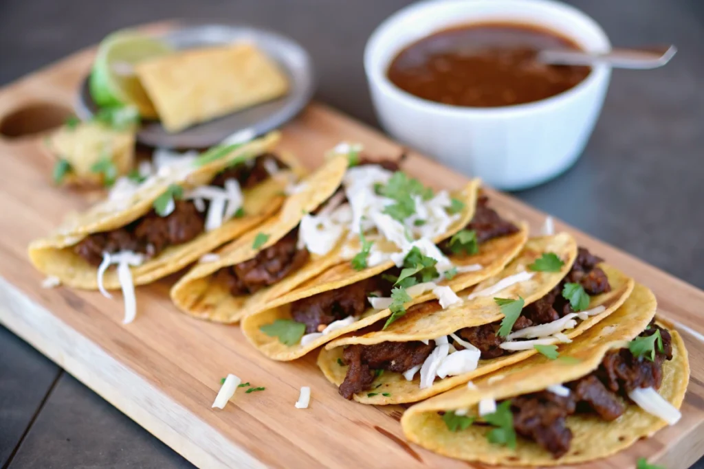 Crockpot Jackfruit Birria Tacos