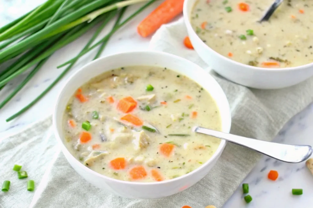 Crockpot Panera Wild Rice Soup