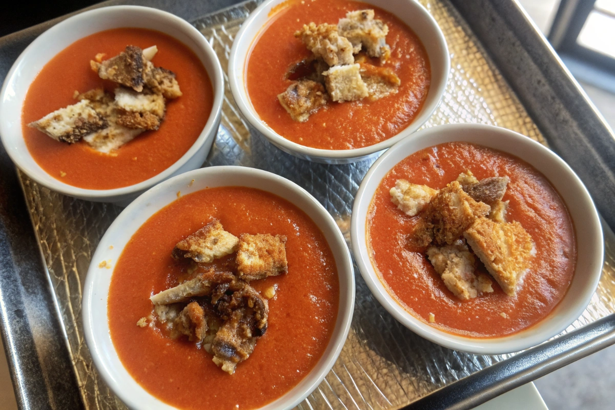 Crockpot Tomato Soup And Grilled Cheese