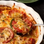 Crustless Tomato Pie with Farro