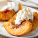 Easy Air Fryer Grilled Peaches