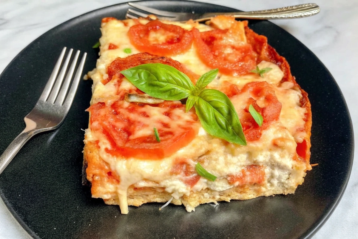 Easy Heirloom Tomato Pie Casserole
