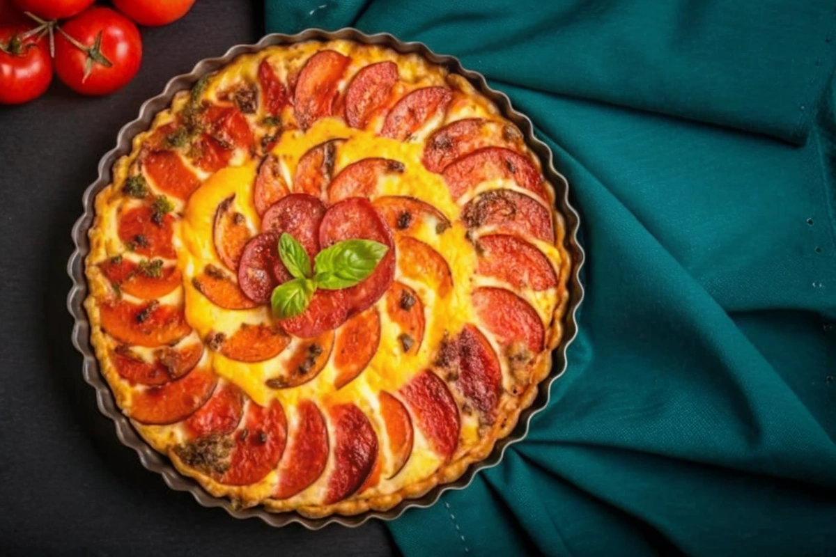 Eggplant Tomato Pie