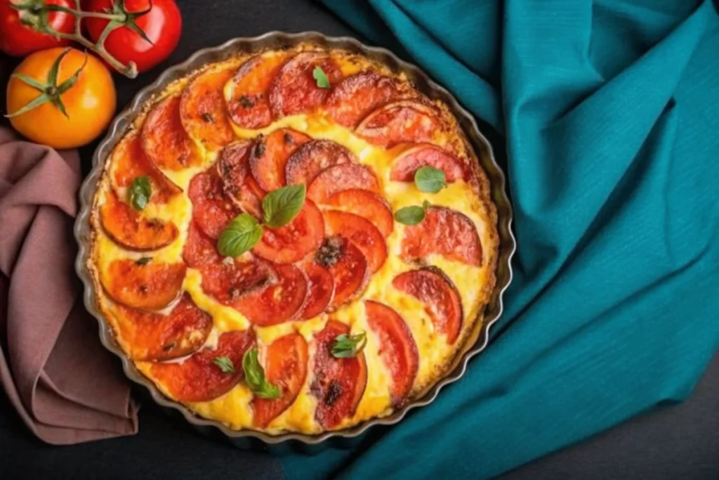 Eggplant Tomato Pie