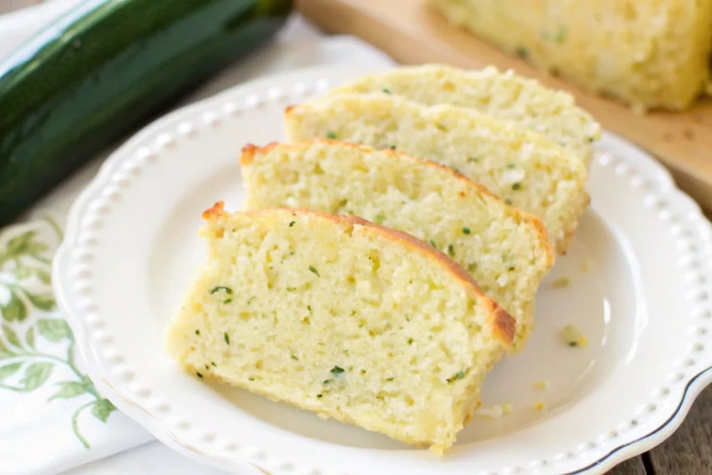 Glazed lemon zucchini bread