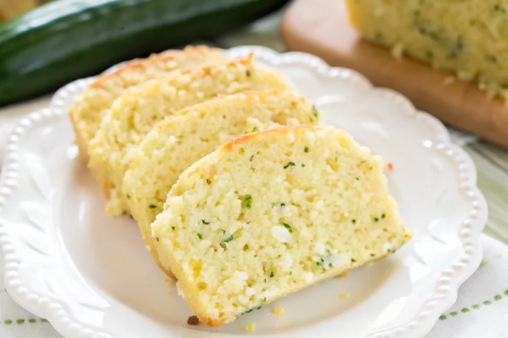 Glazed lemon zucchini bread