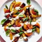 Grilled Zucchini and Stone Fruit Salad