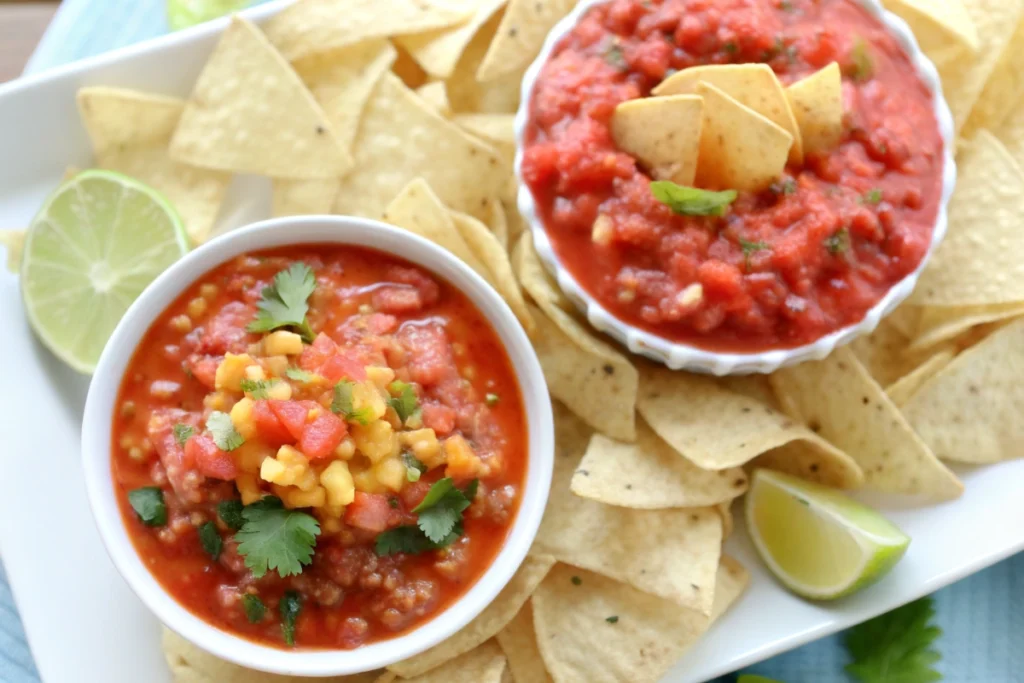 Homemade Peach Jalapeño Salsa
