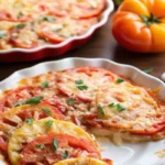 Low Carb Crustless Tomato Pie