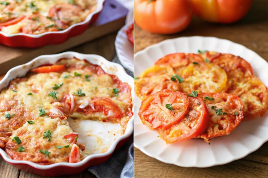 Low Carb Crustless Tomato Pie