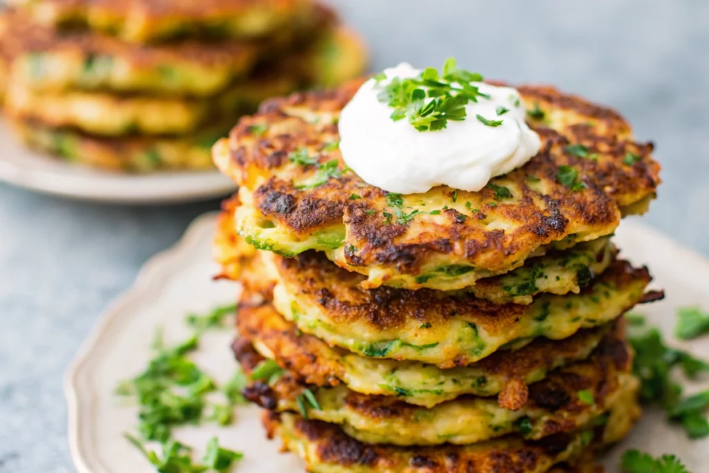 Low-Carb Zucchini Fritters