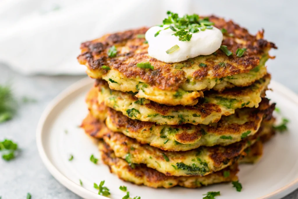 Low-Carb Zucchini Fritters