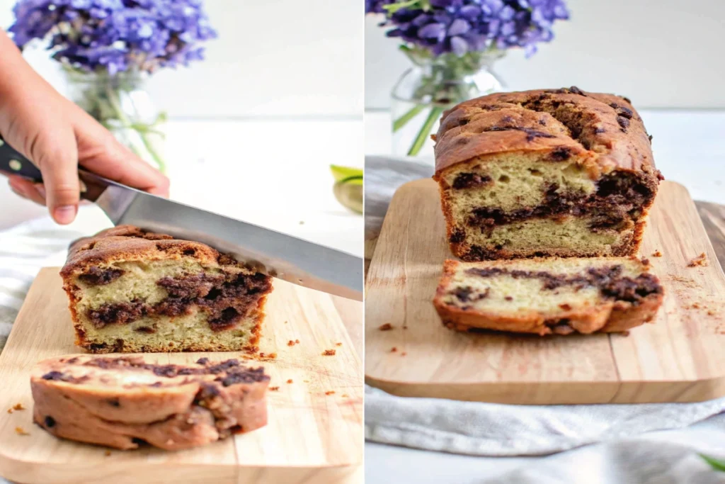 Nutella zucchini bread