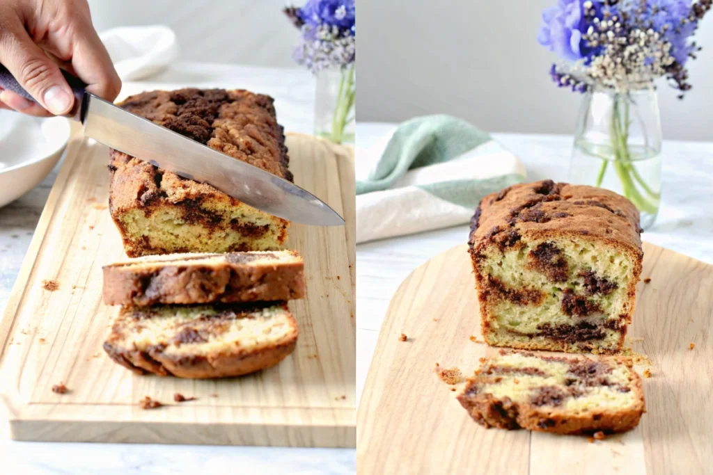 Nutella zucchini bread