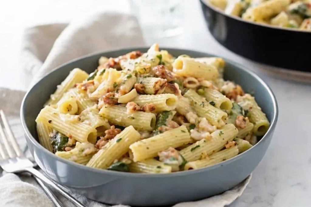 One-Pan Zucchini Pasta Bake