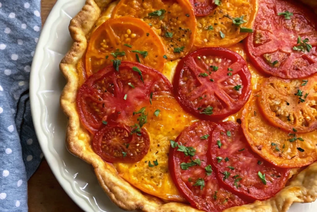Pimento Cheese Tomato Pie