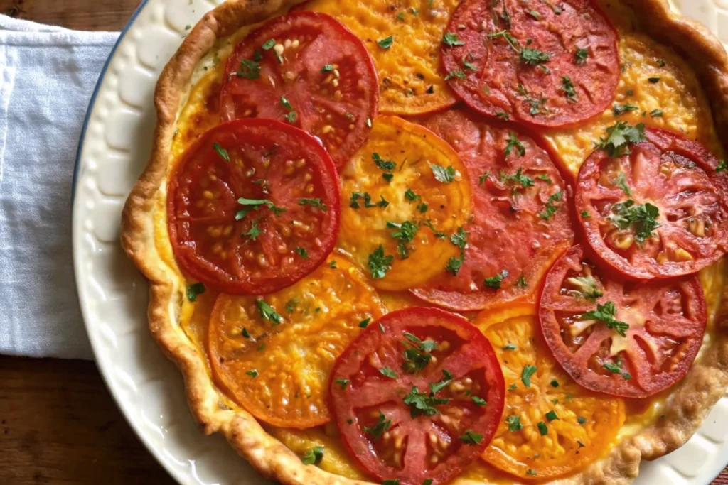 Pimento Cheese Tomato Pie