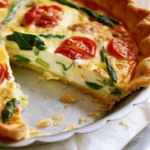 Spinach Tomato Ricotta Pie