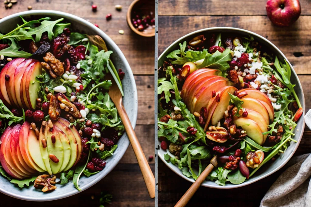 Autumn Harvest Honeycrisp Apple and Feta Salad