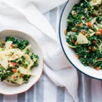 Autumn Kale Salad with Fennel Honeycrisp and Goat Cheese