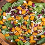 Butternut Squash and Feta Salad with Maple Date Vinaigrette