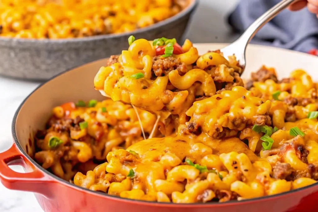 Cheesy Hamburger Casserole