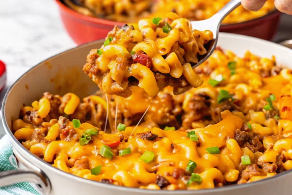 Cheesy Hamburger Casserole