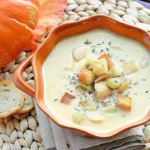 Classic Creamy Roasted Garlic Soup