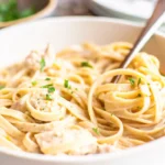 Creamy Crockpot Chicken Alfredo