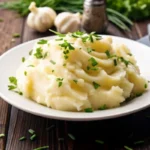 Crockpot Garlic Mashed Potatoes