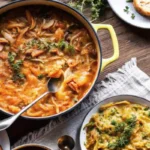 Crockpot Pumpkin Beer Braised Chicken